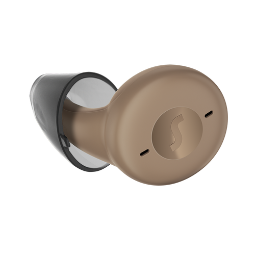 Signia Active Pro IX – Hörgerät in Mokka mit ClickSleeve 3.0 in Grösse S