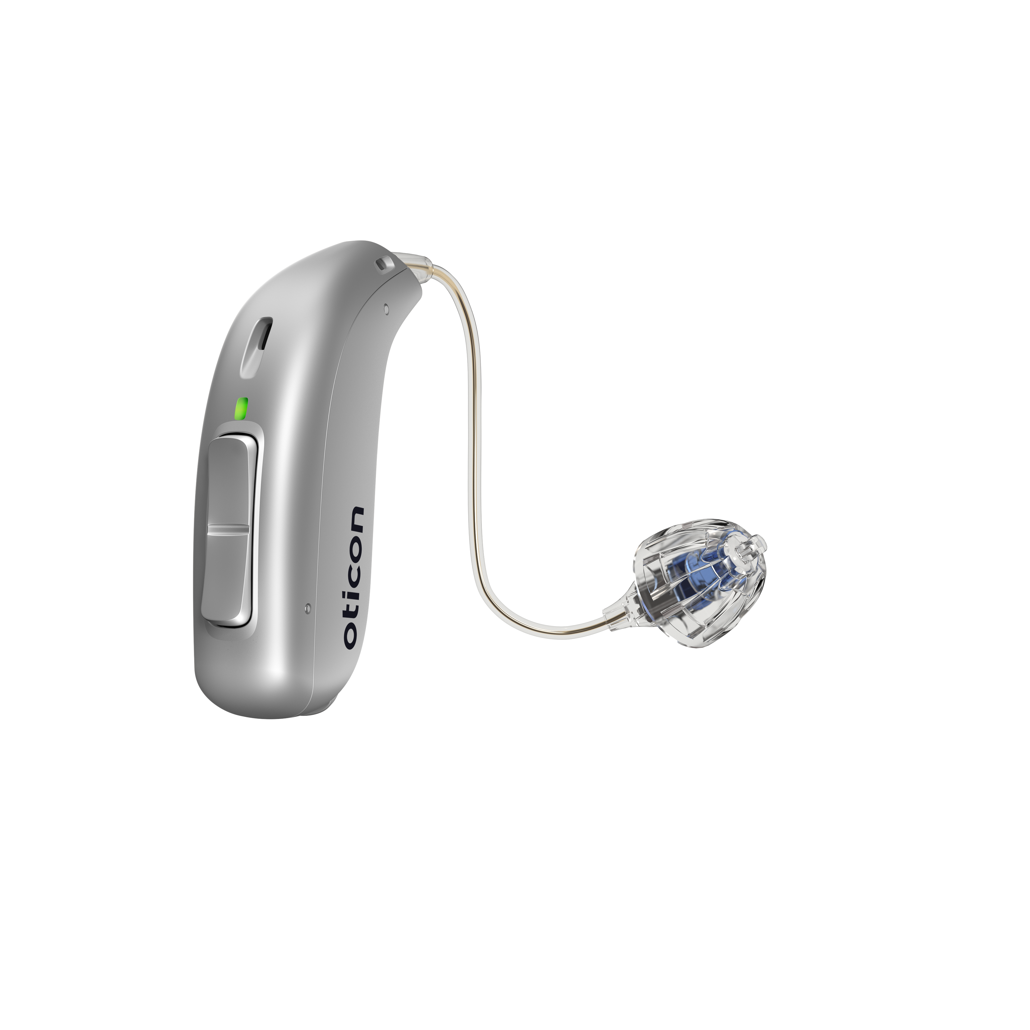 Oticon Verit miniRITE T – Hörgerät in der Farbvariante Platin