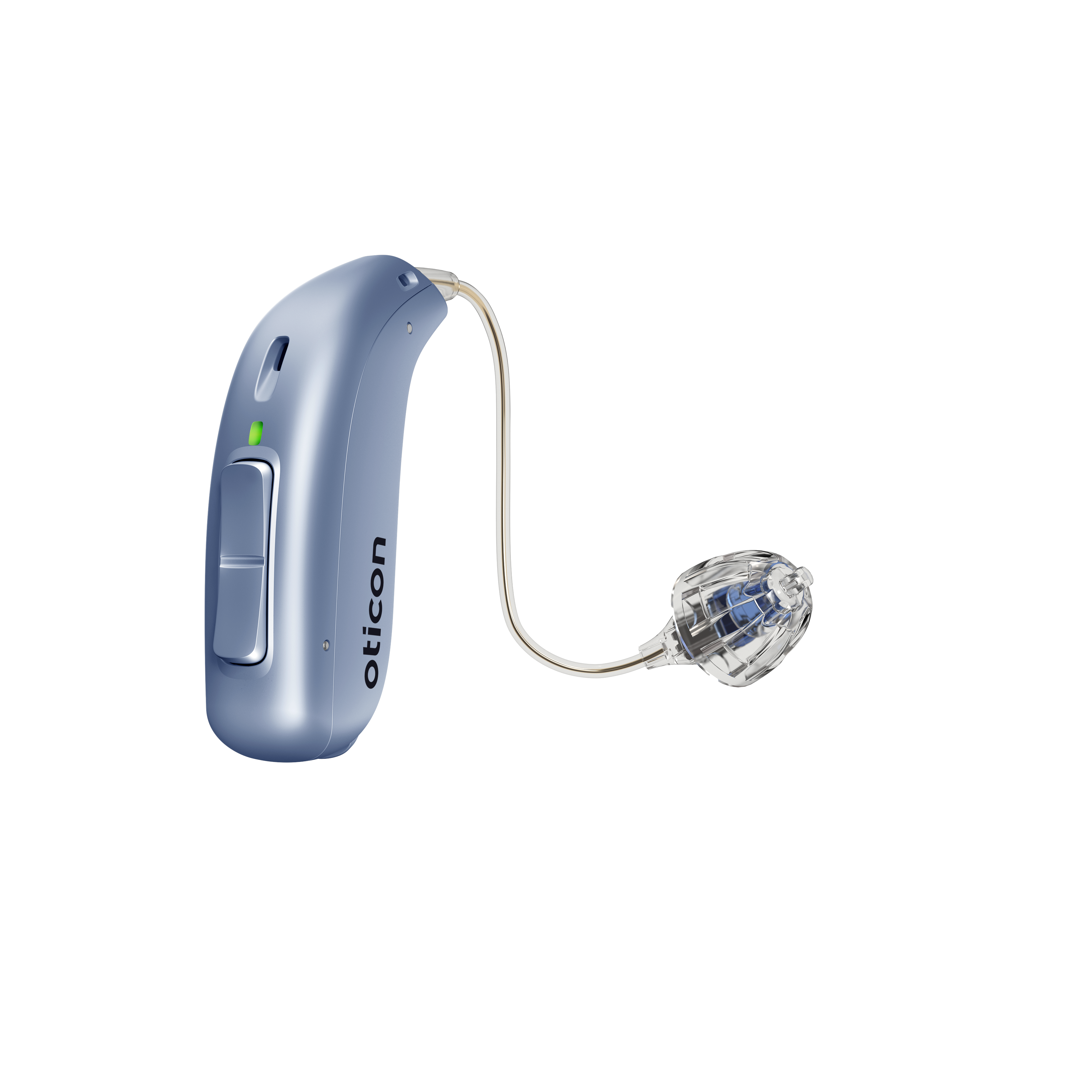 Oticon Verit miniRITE T – Hörgerät in der Farbvariante Himmelblau