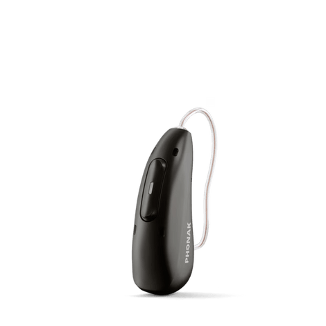 Phonak Audéo Infinio Ultra – Packshot der Farbvariante P8 in Seitenansicht