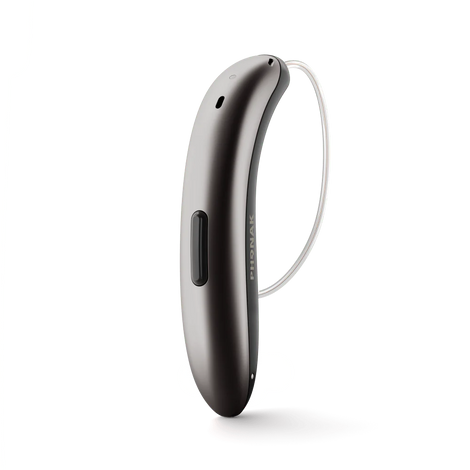 Phonak Slim Lumity – Akku-Hörgerät Stärke 90 in Graphit und Schwarz im Detail