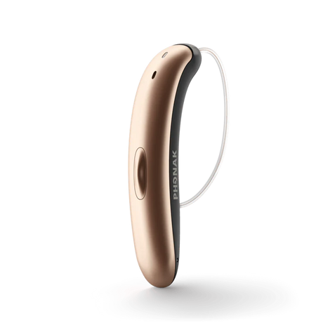 Phonak Slim Lumity – Akku-Hörgerät Stärke 90 in Sandelholz und Schwarz im Detail